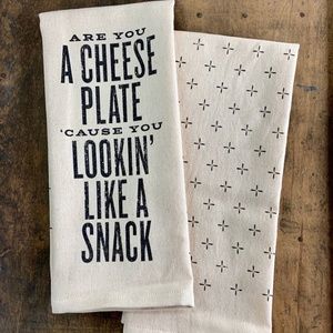 Are You a Cheese Plate... Kitchen Towel